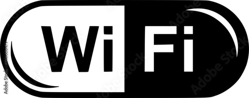 wifi area, wifi zone icon and logo
