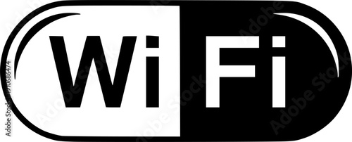wifi area, wifi zone icon and logo
