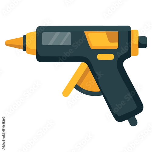 Vector illustration silicone pistol in flat clipart style perfect for kitchen utensil baking cooking accessory and culinary design usage