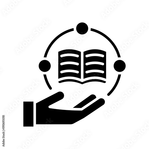 Resource glyph icon  Vector Illustration 