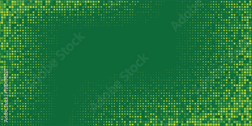 Green Tech Finance Fintech Background Pattern. Vector