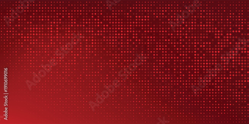 Red diagonal geometric shape with halftone. Modern fiber textured vector eps 10