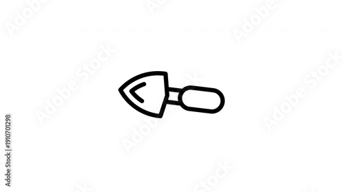 trowel animated icon