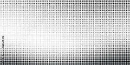 Foto Clean Random Halftone Circle Dots Gradient Abstract Background