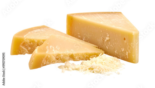 Wallpaper Mural Close-up of cut cheese wedges and shredded cheese Torontodigital.ca