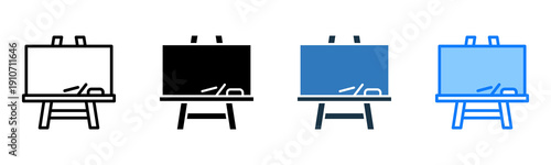 Blackboard icon multiple style 