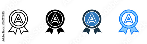 Grade icon multiple style 