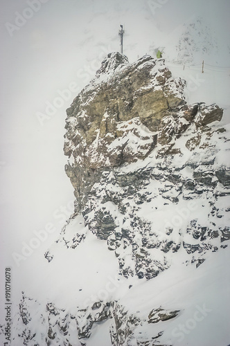 Observatory Jungfraujoch, highest railway station in Europe, located in Grindelwald, Switzerland