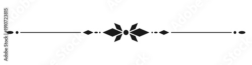 Vintage card invitation poster border line separator divider black clipart Illustration