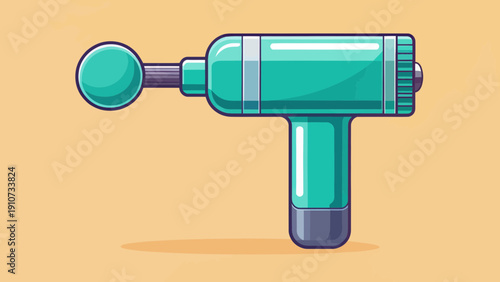 Teal Percussion Massage Gun for Muscle Recovery