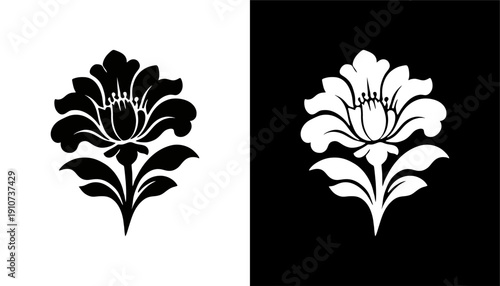 Corner vector icon set. frame floral illustration sign collection. vintage symbol. border logo.