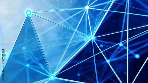 Abstract network connection pattern