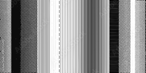 Abstract vertical stripes a black white and grayscale composition