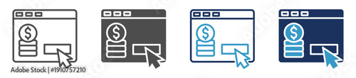 subscription economy multi purpose icon set