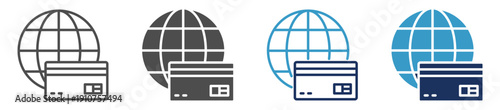 payment gateway multi purpose icon set