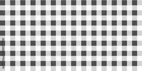 A seamless gingham pattern set. Plain gray checkered and striped wallpaper for textiles, fabric designs, tablecloths, and clothing covers. Eps10