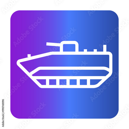 MBT black line icon. Vector isolated element.