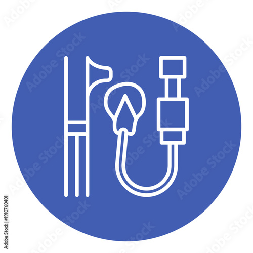 Coronary Angioplasty Vector Icon