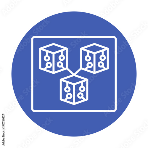 Blockchain Vector Icon