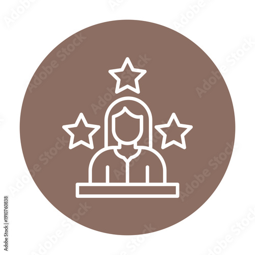 Role Model Vector Icon