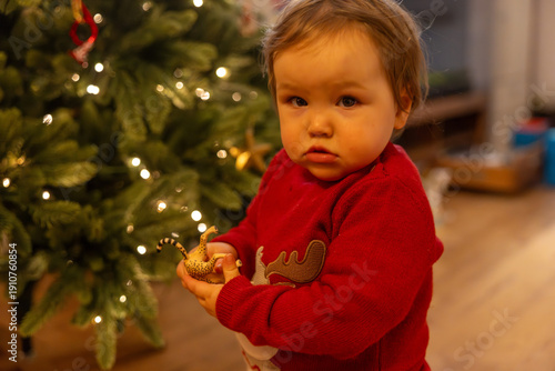 Das erste Weihnachten für ein Baby