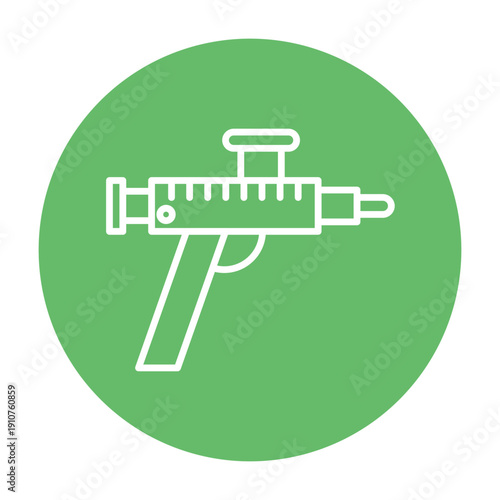 Foam Gun Vector Icon