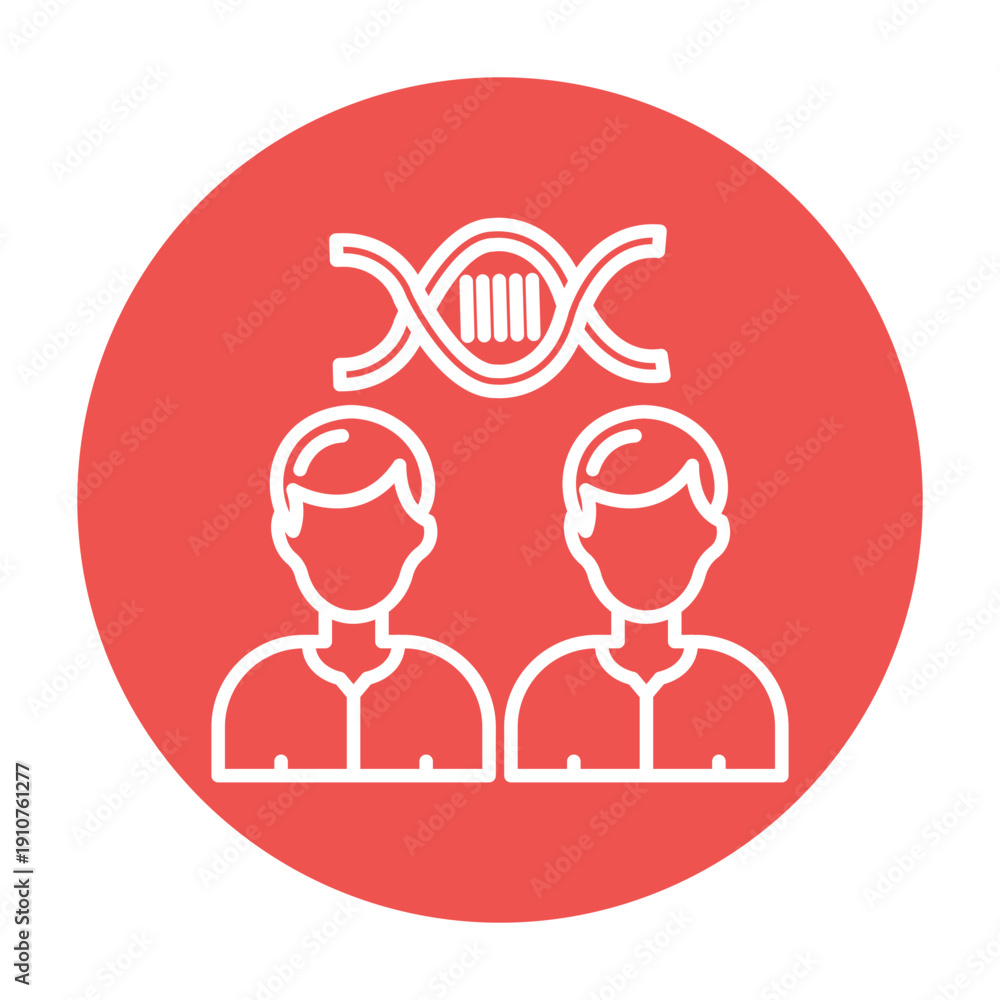 Fototapeta premium Cloning Vector Icon