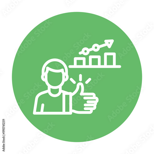 Customer Behavior Vector Icon