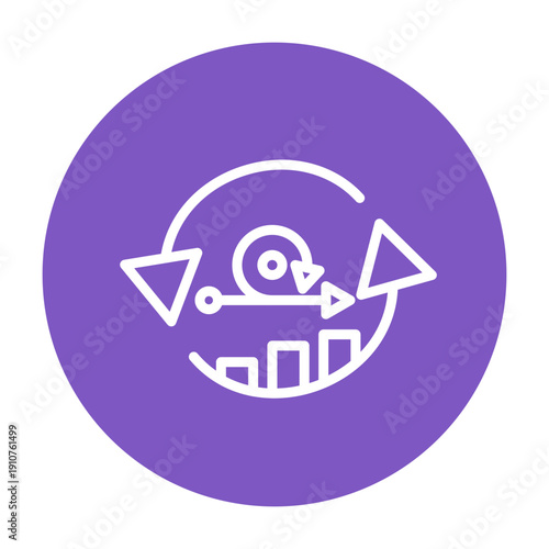 Continuous Improvement Vector Icon