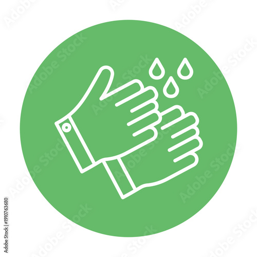 Hand Washing Vector Icon