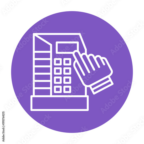 Self Check In Vector Icon