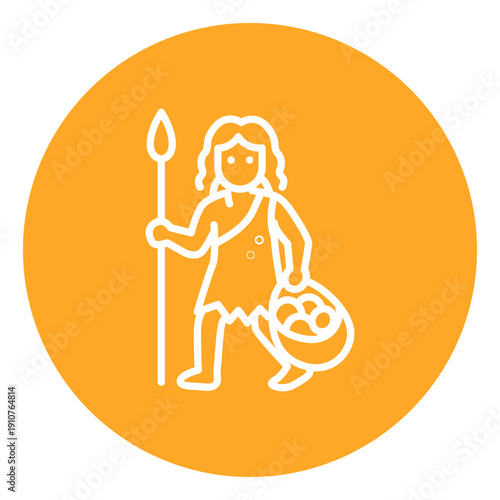 Gatherer Male Vector Icon
