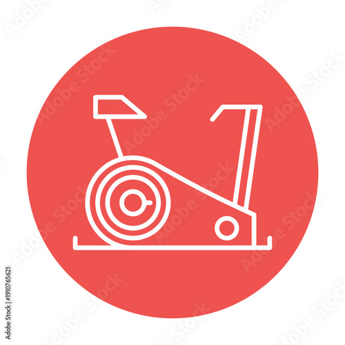 Exercise Bike Vector Icon