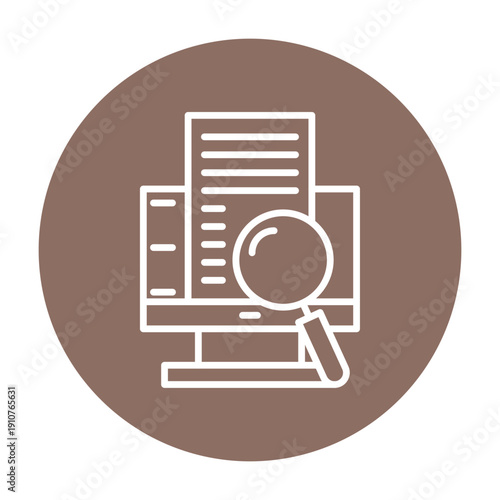 Online Search Vector Icon