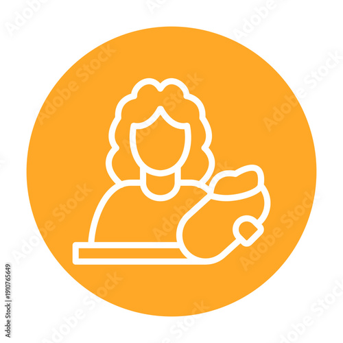 Babysitting Service Vector Icon