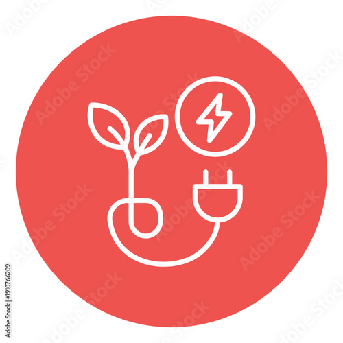 Bioenergy Vector Icon