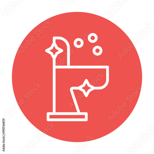 Toilet Cleaner Vector Icon