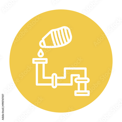 Drain Cleaner Vector Icon