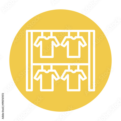 Drying Rack Vector Icon