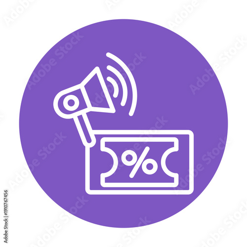 Coupon Campaign Vector Icon