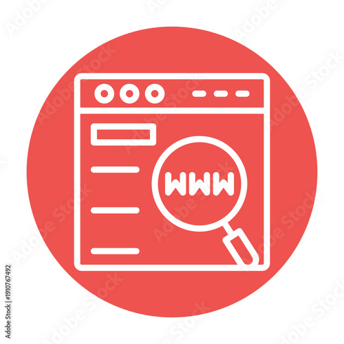 Keyword Research Vector Icon