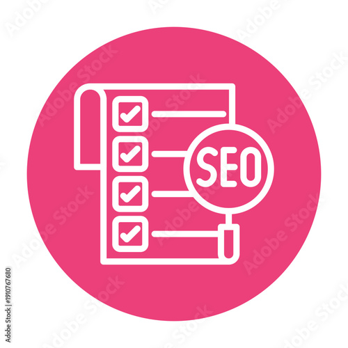 SEO Audit Vector Icon