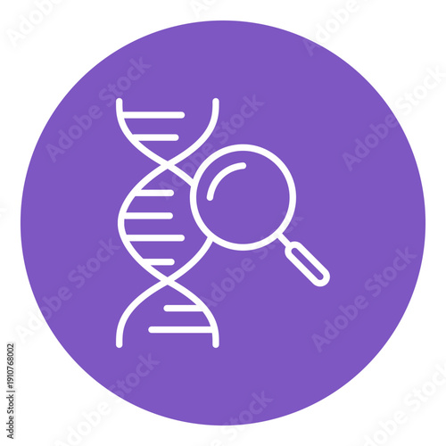 Genetic Finding Vector Icon