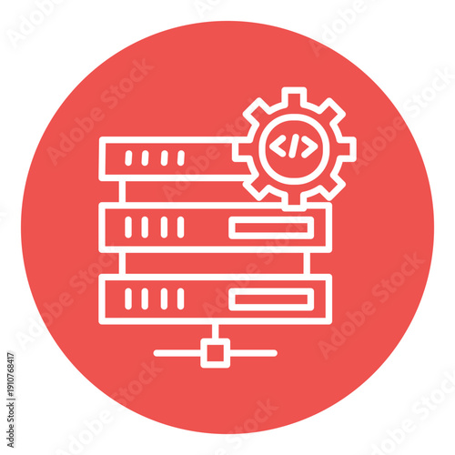 Production Server Vector Icon