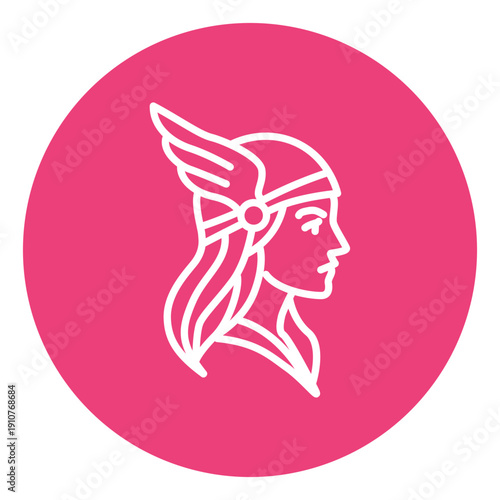 Valkyrie Vector Icon