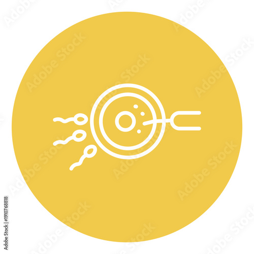 In Vitro Fertilization Vector Icon
