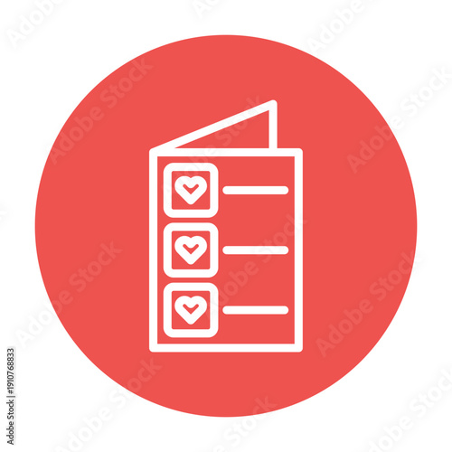 Greeting Card Vector Icon