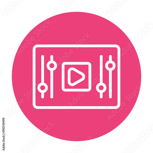 Movie Trailer Vector Icon