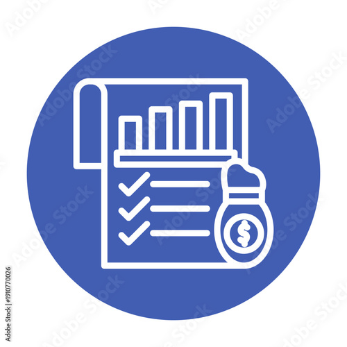 Budget Planning Vector Icon