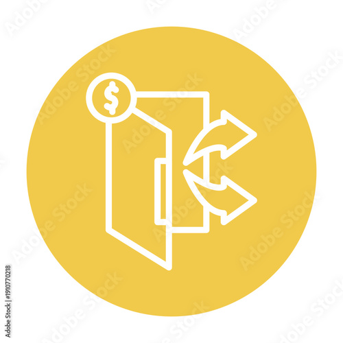 Exit Strategy Vector Icon
